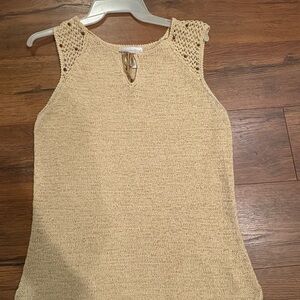 Worthington Tan Sleeveless Knit Tank Top